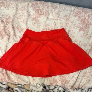 T.J.Maxx Vibrant Red Skater Skirt